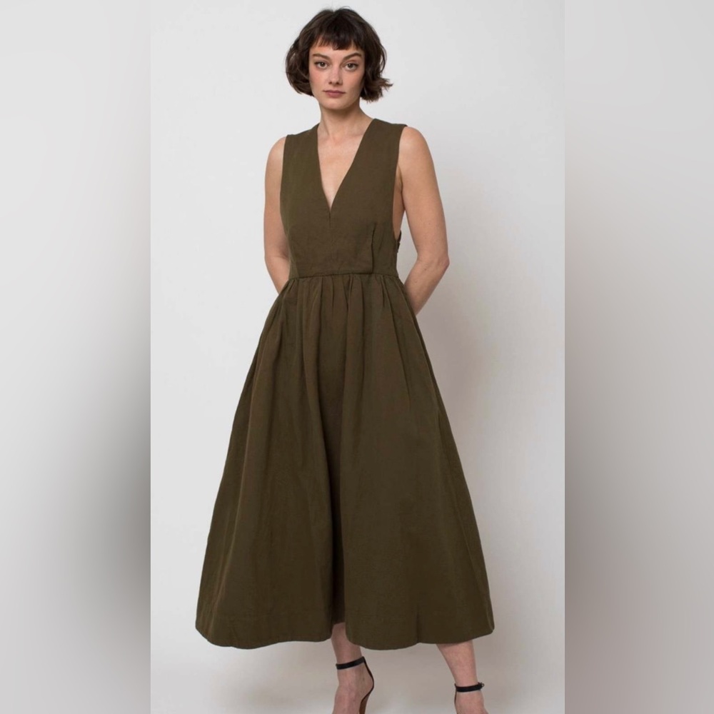 Moni Dress in Olive - Never Worn